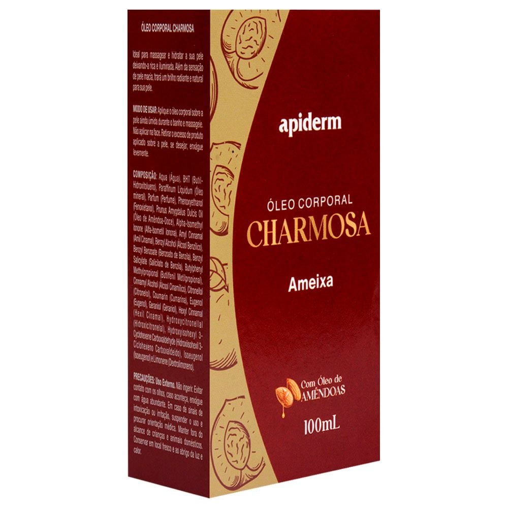 Charmosa óleo Corporal Ameixa 100ml Apinil