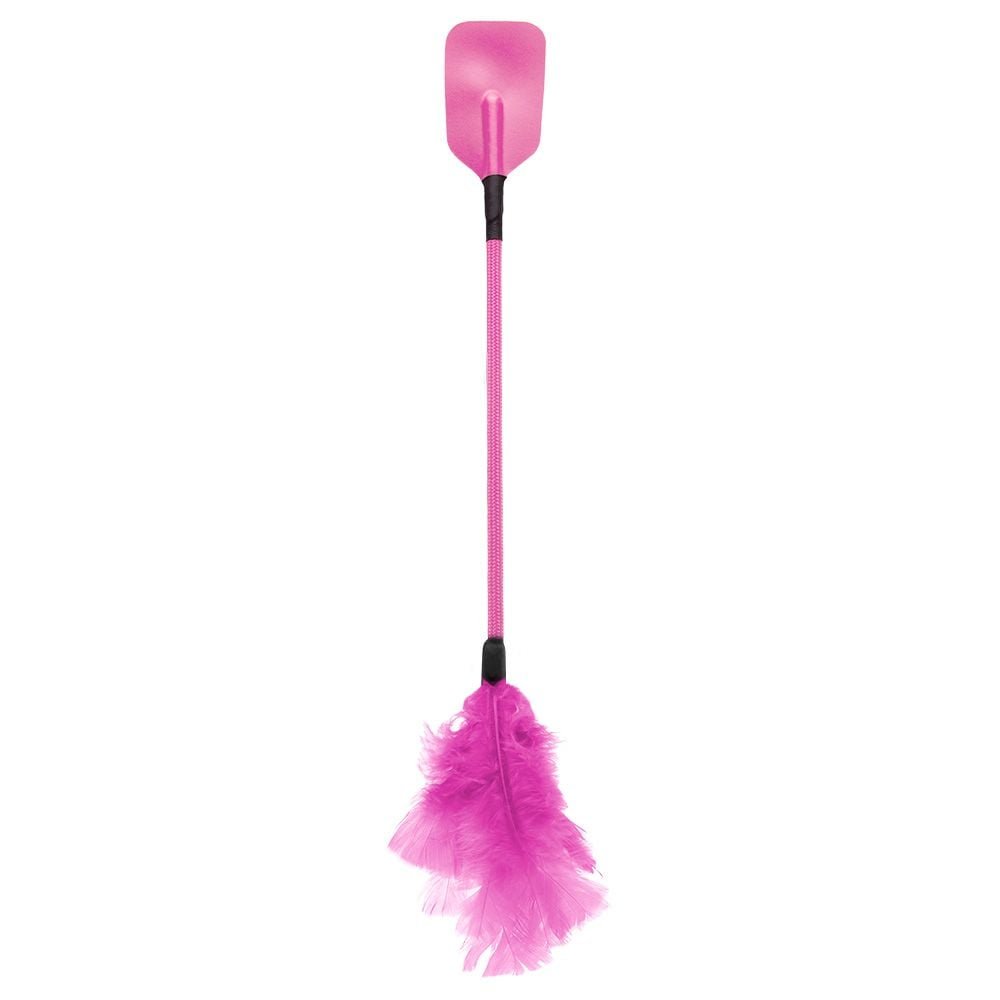 Chibata Retangular Com Plumas 41,5cm Dominatrixxx