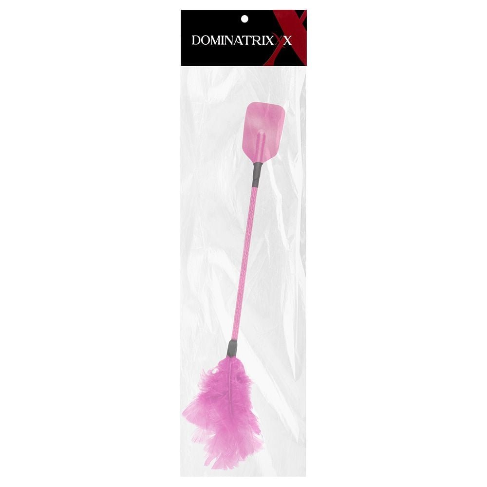 Chibata Retangular Com Plumas 41,5cm Dominatrixxx