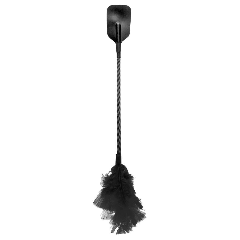 Chibata Retangular Com Plumas 41,5cm Dominatrixxx