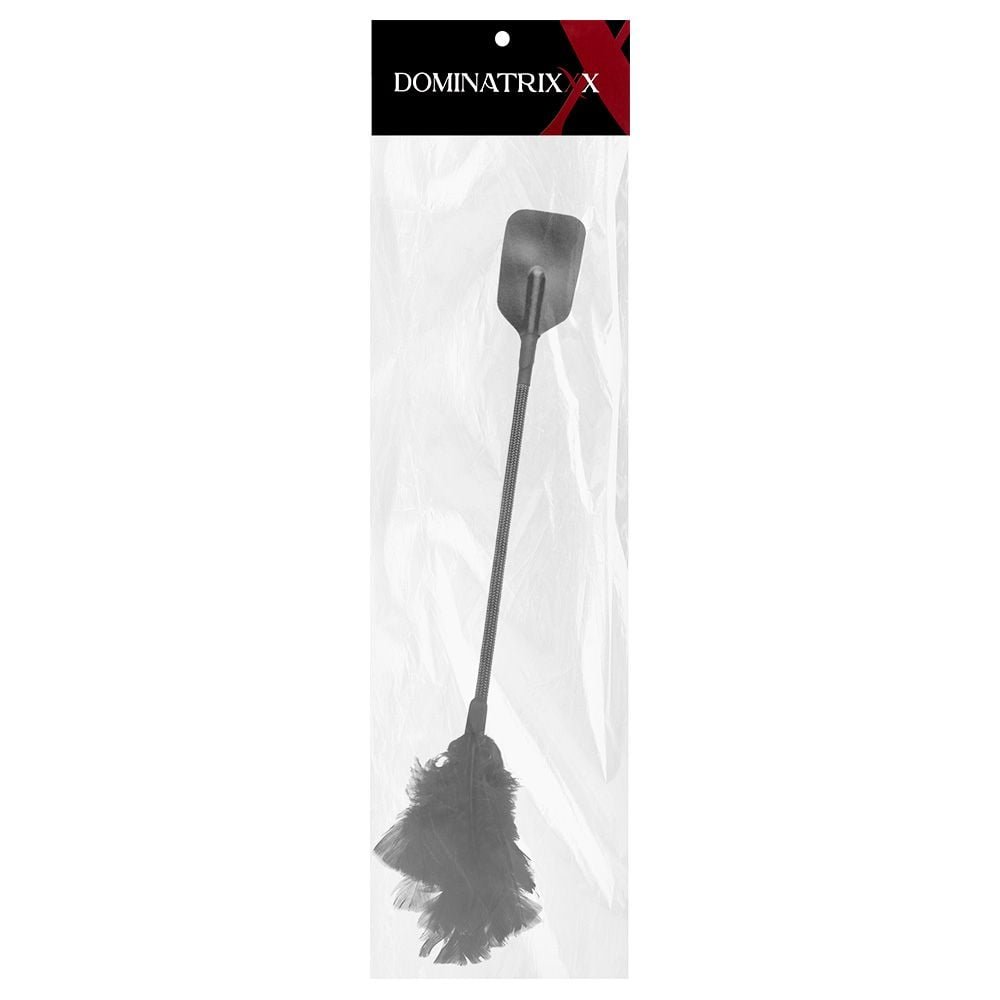 Chibata Retangular Com Plumas 41,5cm Dominatrixxx