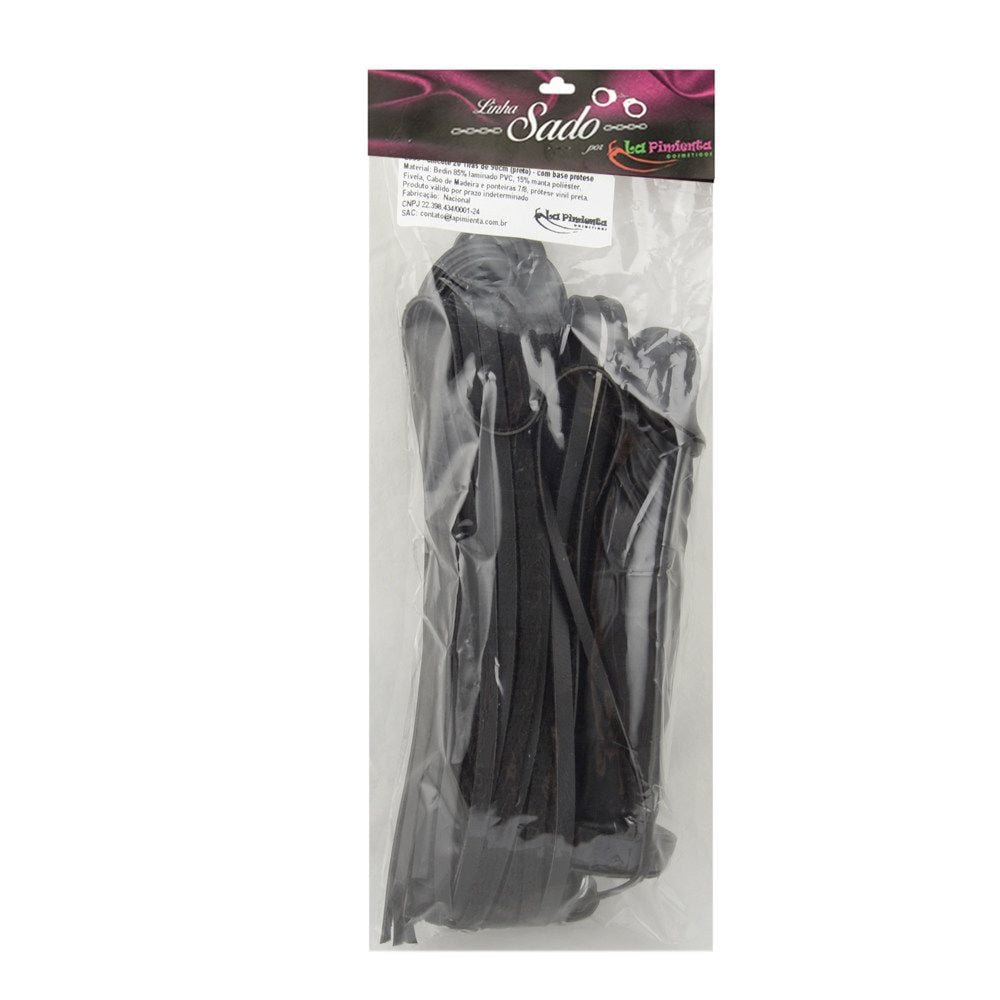 Chicote 20 Tiras Bidim 90cm Base Prótese La Pimienta