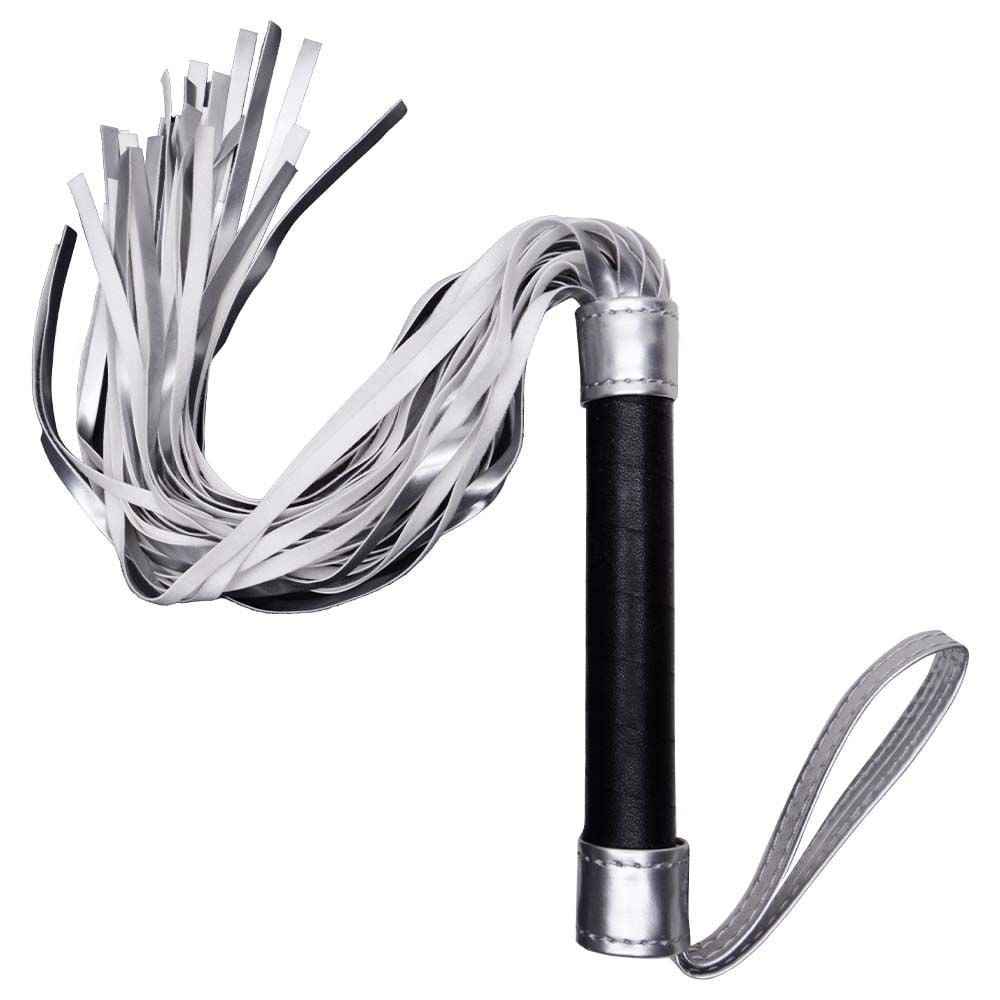 Chicote Couro Luxo Struggle Flogger Lovetoy Vipmix