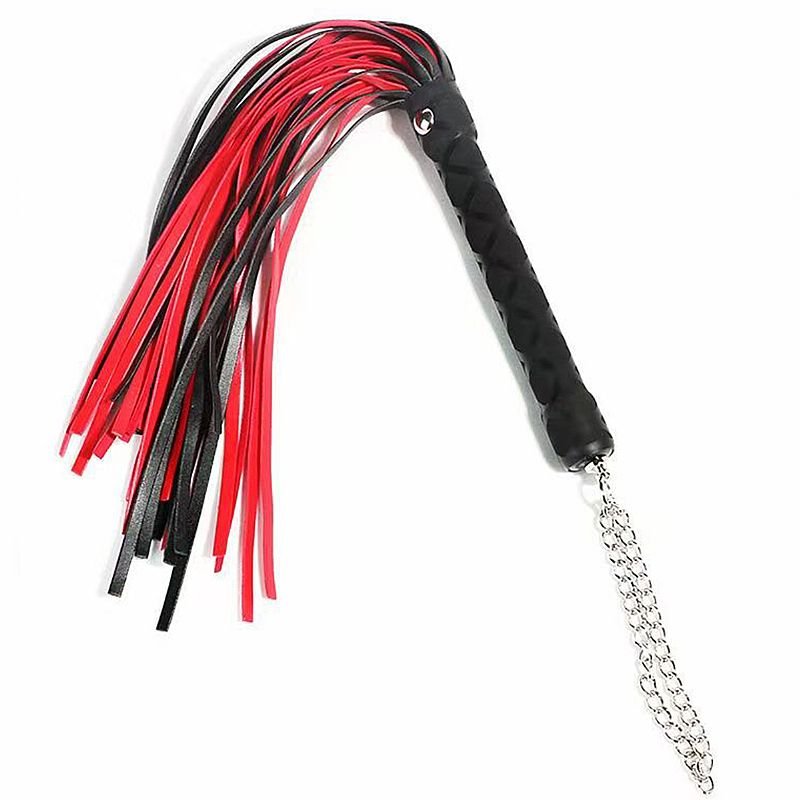 Chicote em Tiras Luxo 2 Cor - Vermelho