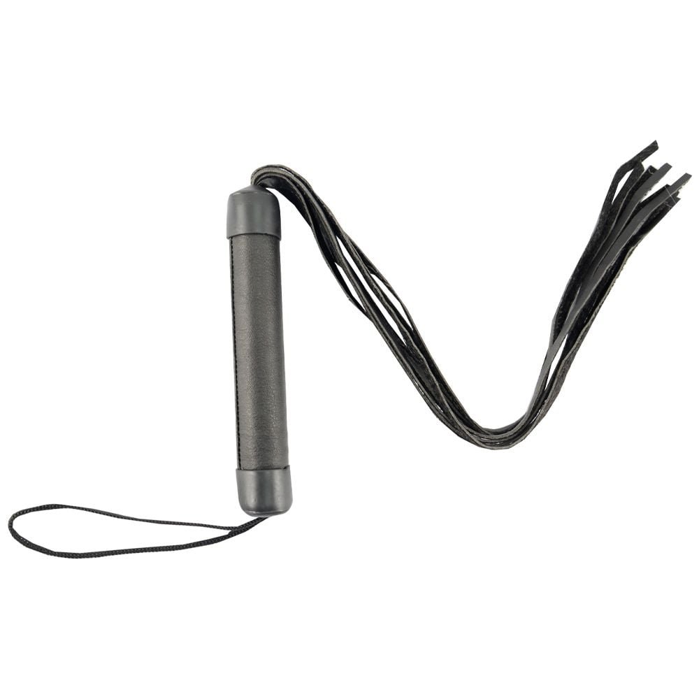 Chicote Preto 8 Tiras 40cm Pau Brasil