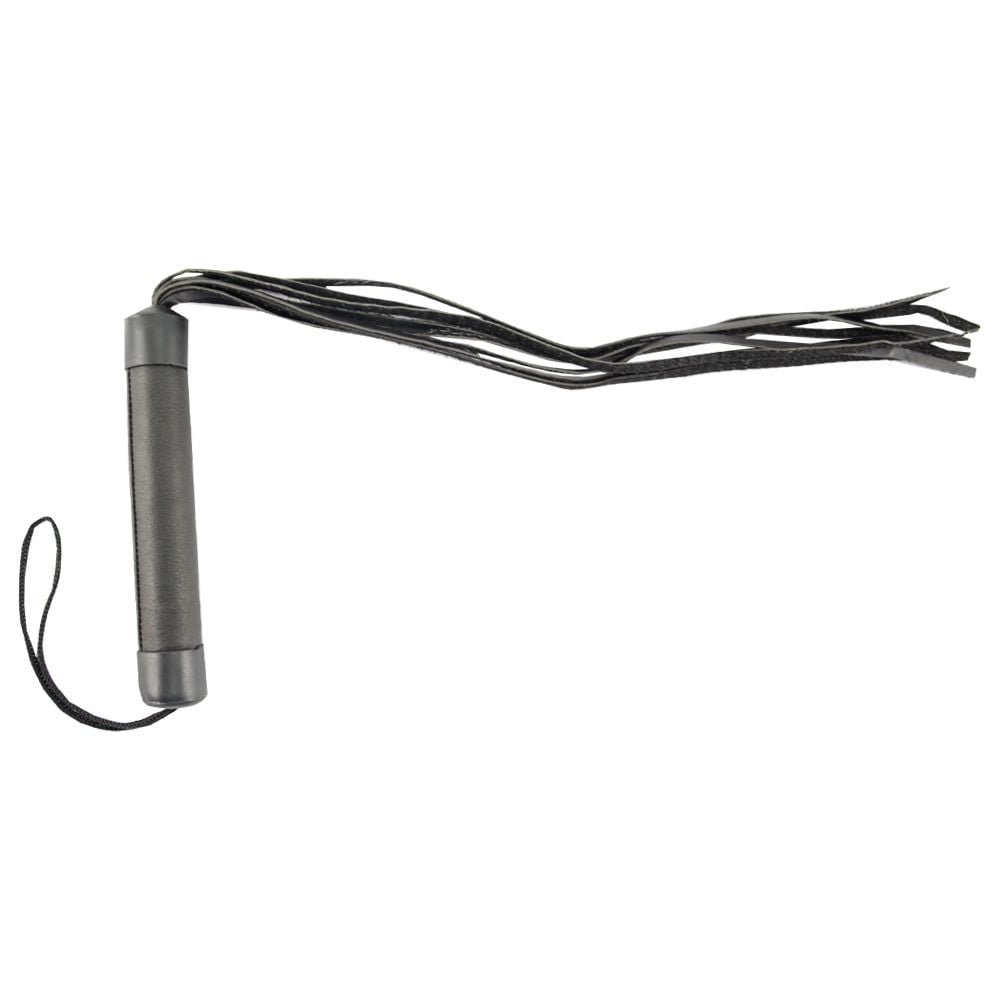 Chicote Preto 8 Tiras 40cm Pau Brasil