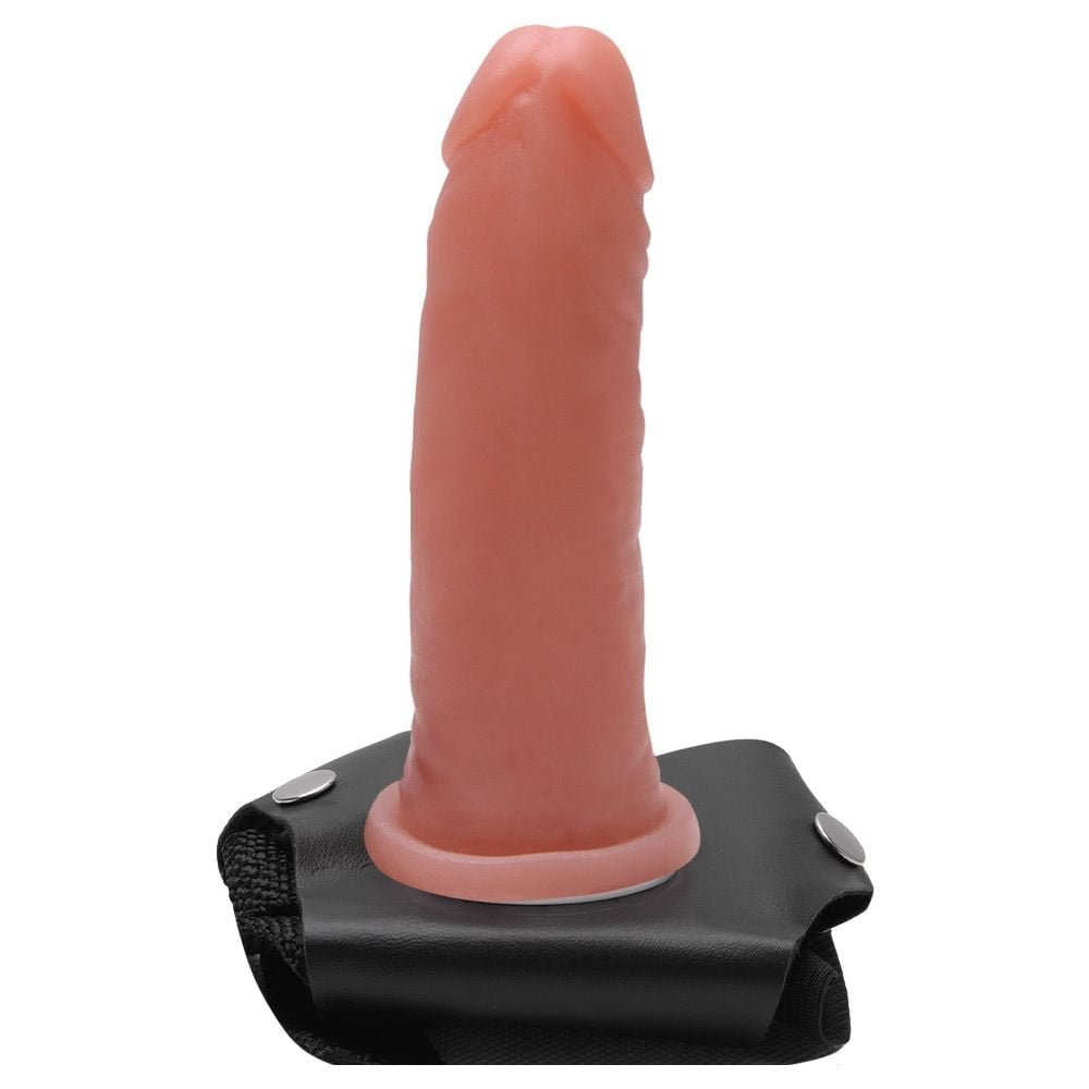 Cinta Com Pênis Cyber 13,7 X 3,5cm Vértebra Pau Brasil