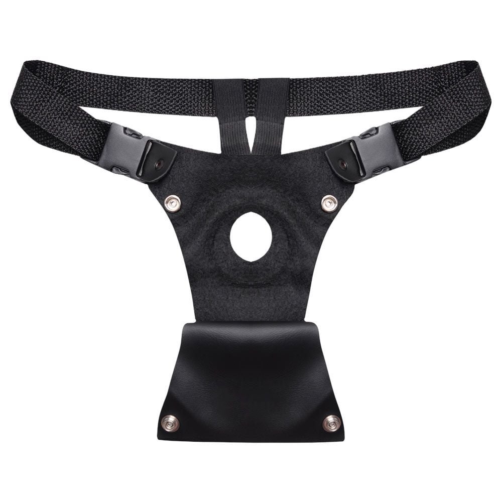 Cinta Com Pênis Cyber 13,7 X 3,5cm Vértebra Pau Brasil