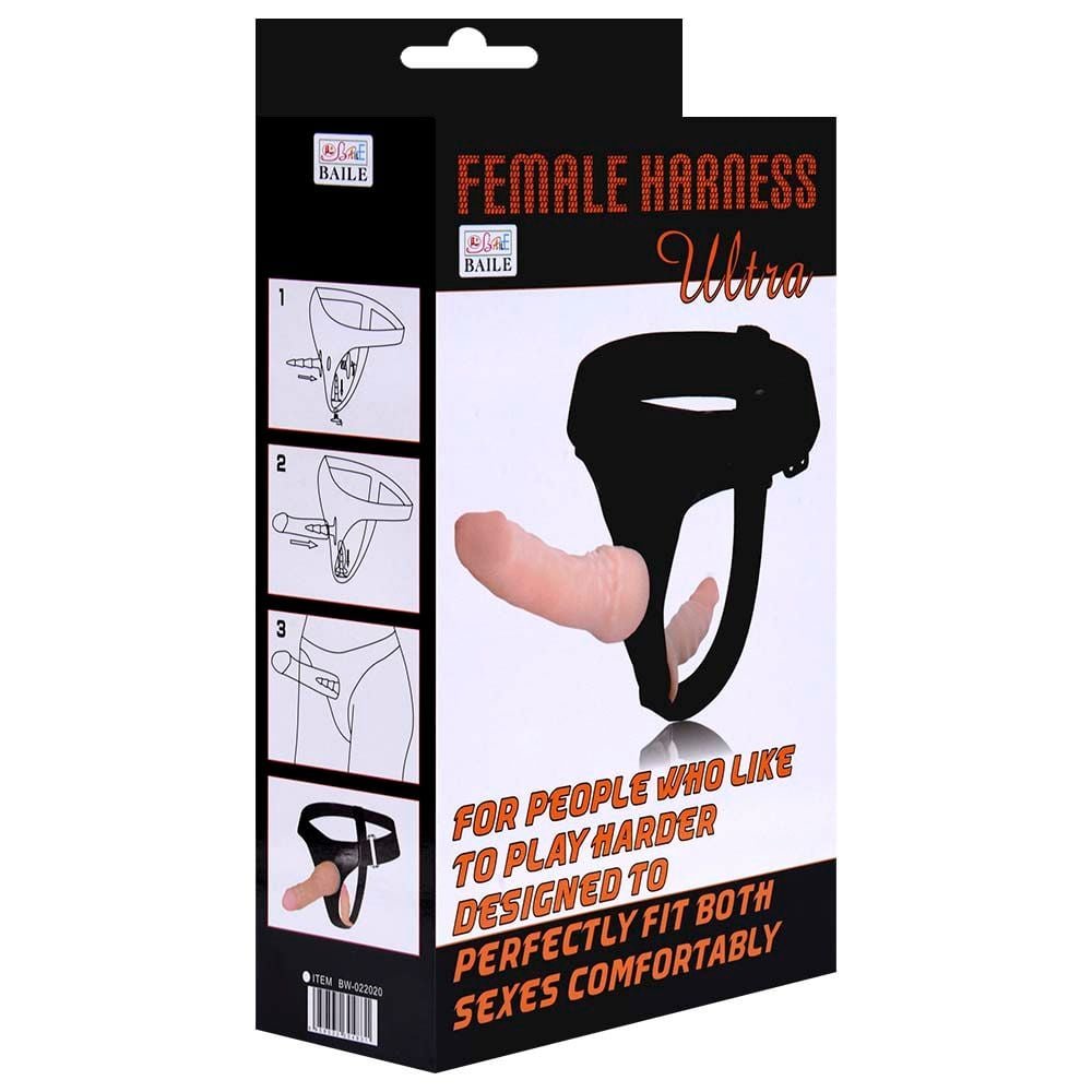 Cinta Com Pênis E Plug Vaginal Female Harness Vipmix
