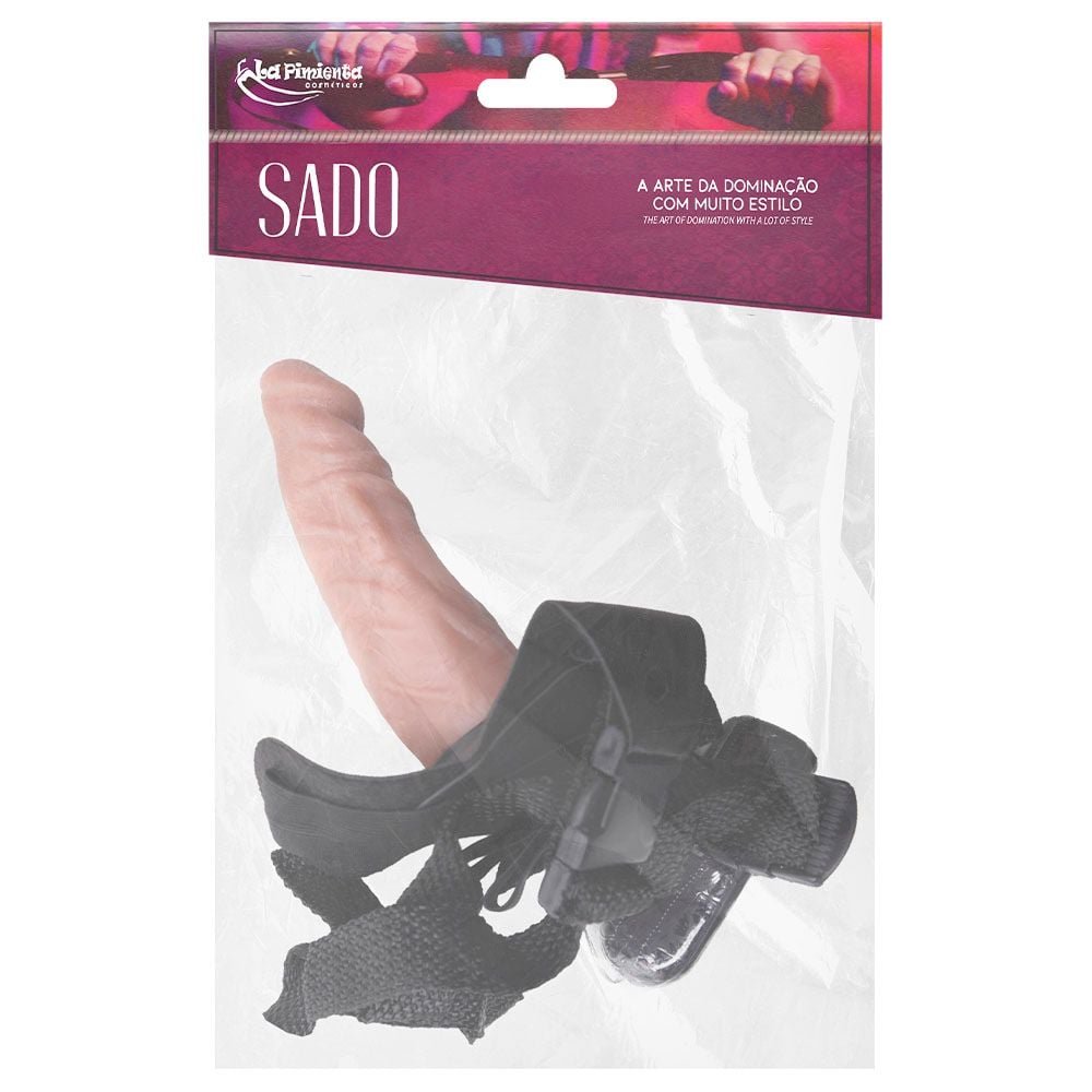Cinta Com Prótese E Vibro 15 X 4,2cm La Pimienta