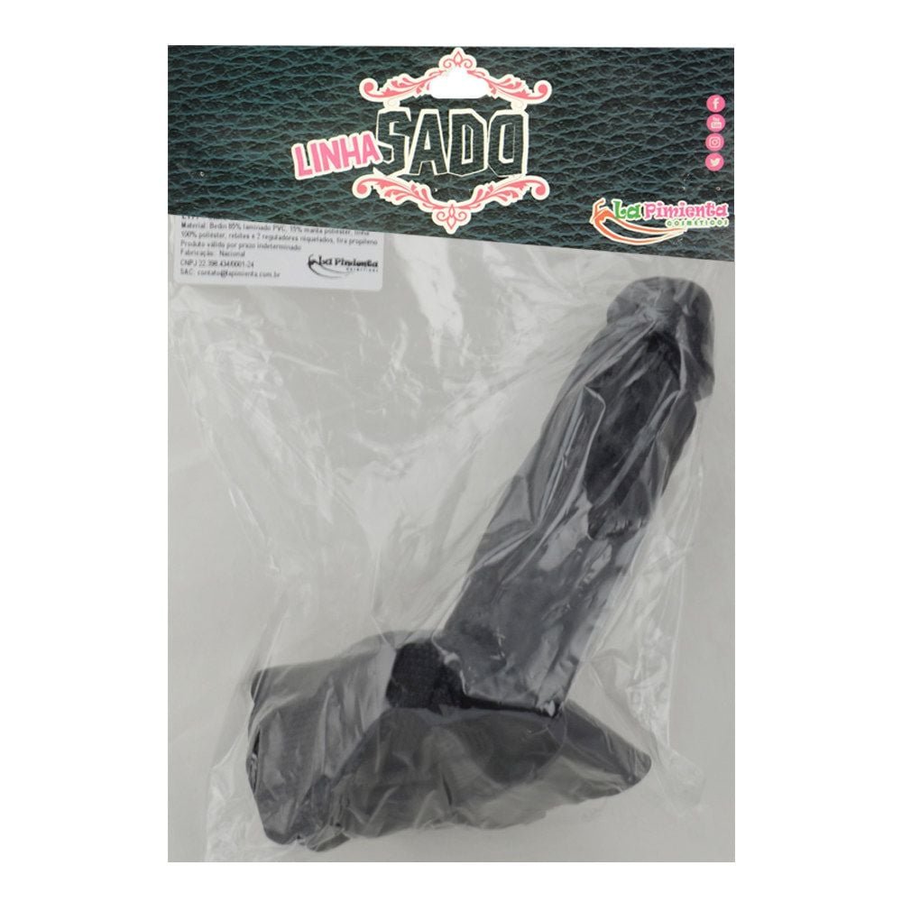 Cinta Com Prótese Kong E Escroto De 18 X 5cm La Pimienta