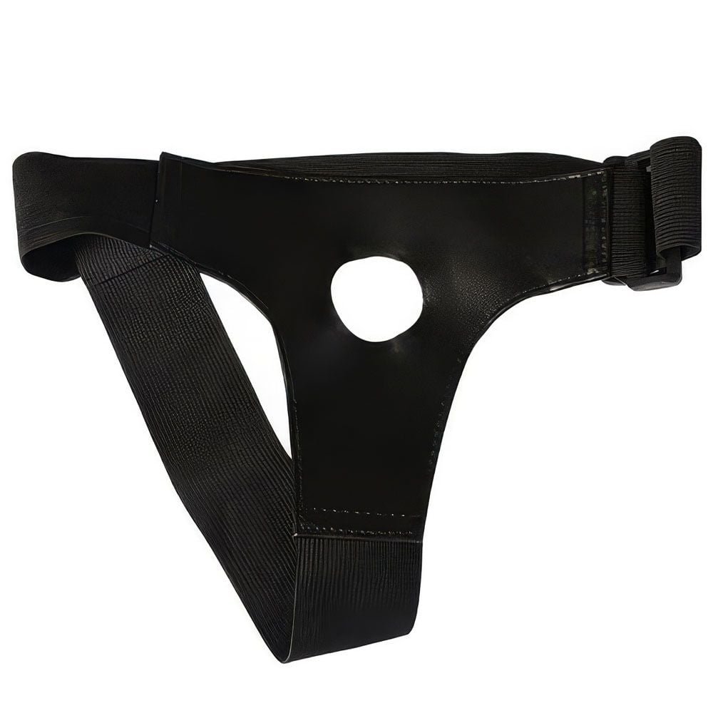 Cinta De Couro Ajustável Para Pênis Com Ventosa Sexy Import