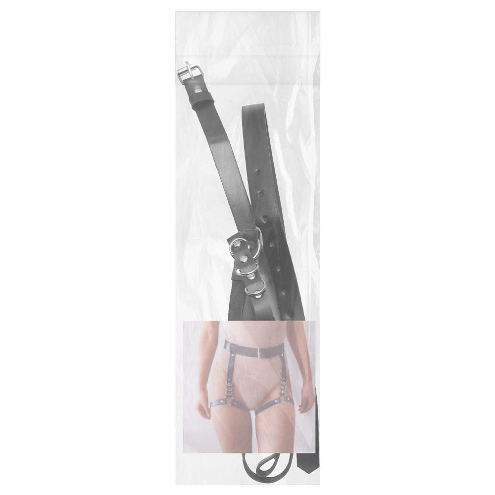 Cinta Liga Kit Fetiche Perna E Cintura Sexy Import