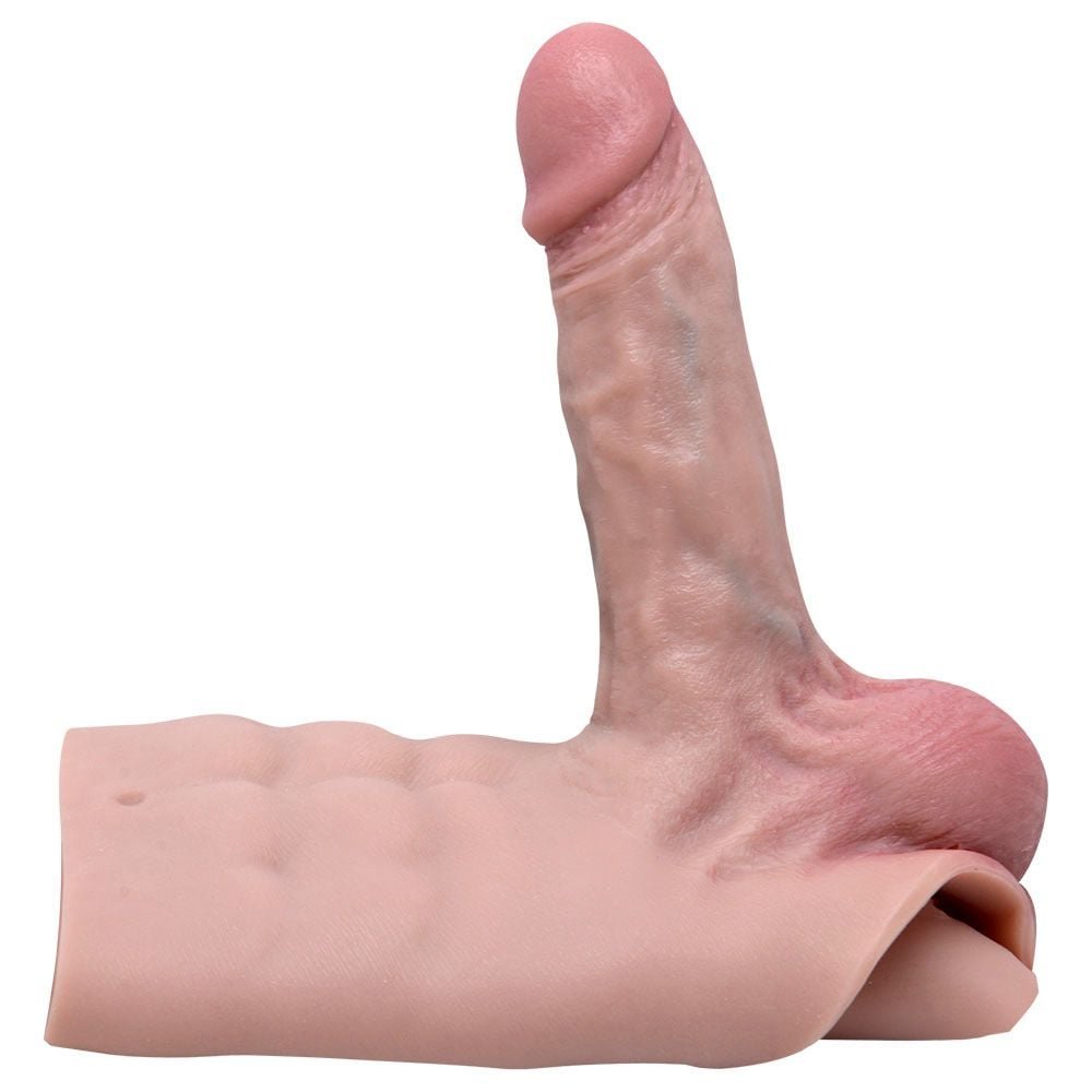 Cinta Silicone Pênis Integrado 16,5 X 3,2cm Sexy Import