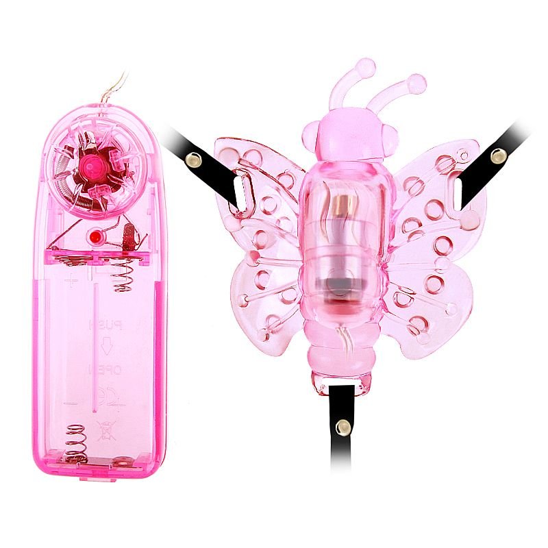 Cinta Vibratória Com Formato de Borboleta - Baile - Rosa