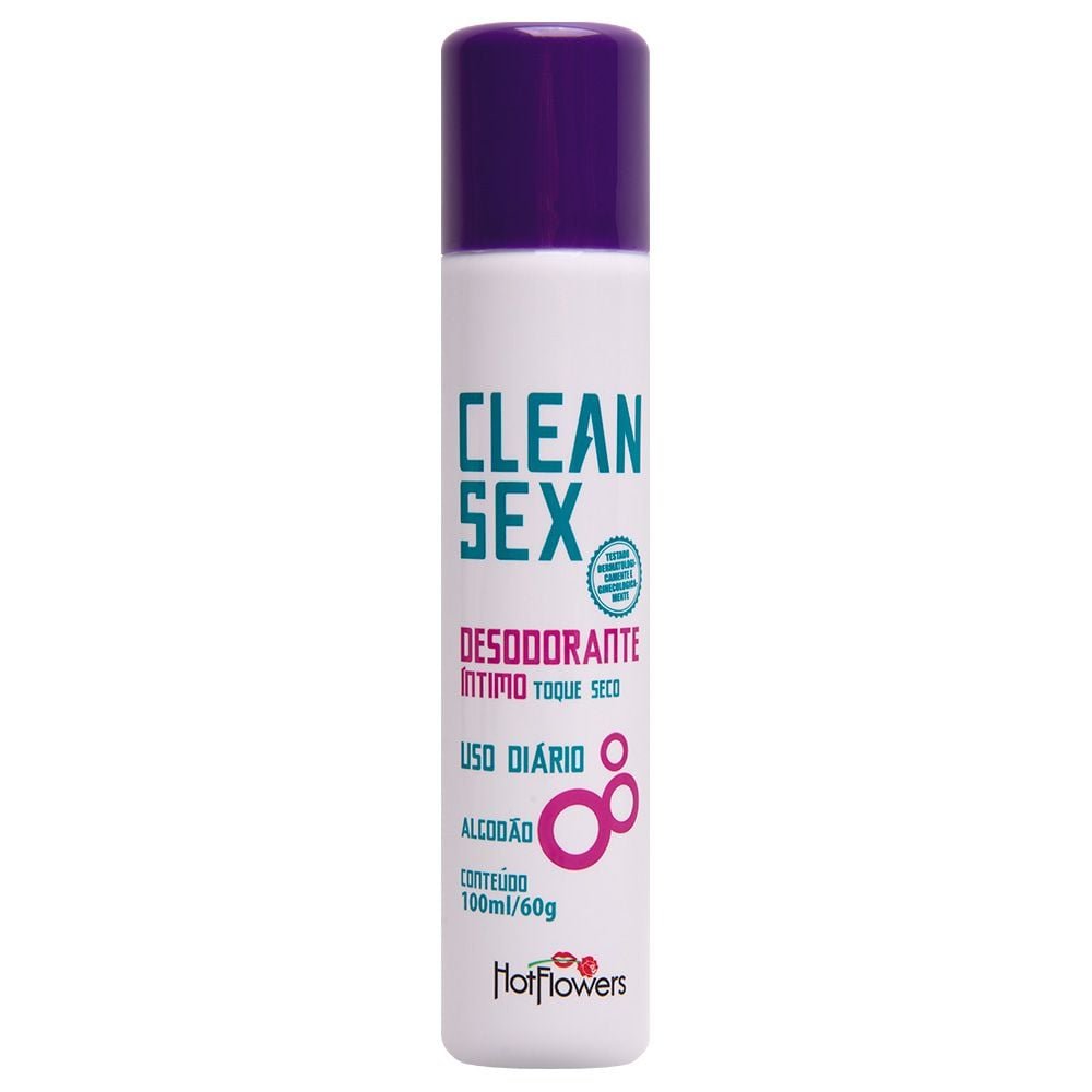 Clean Sex Desodorante íntimo Spray 100ml Hot Flowers