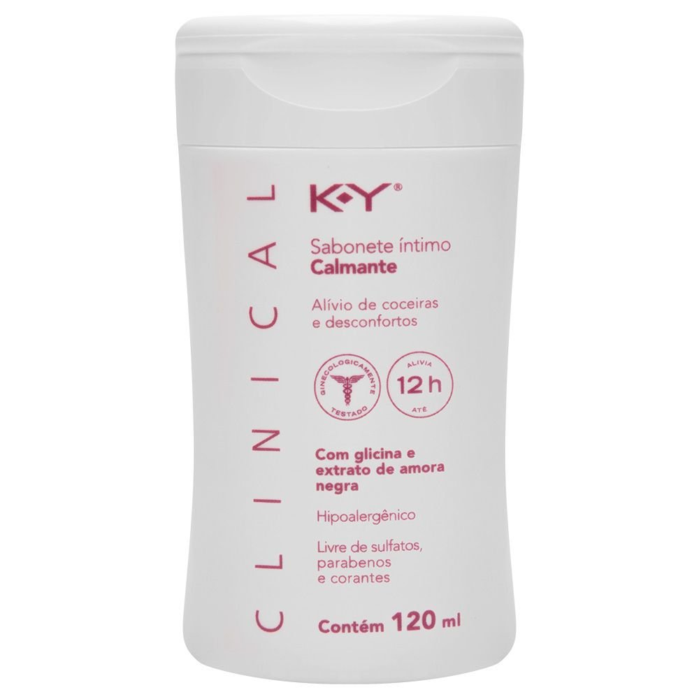 Clinical Sabonete íntimo Calmante 120ml Ky Semina