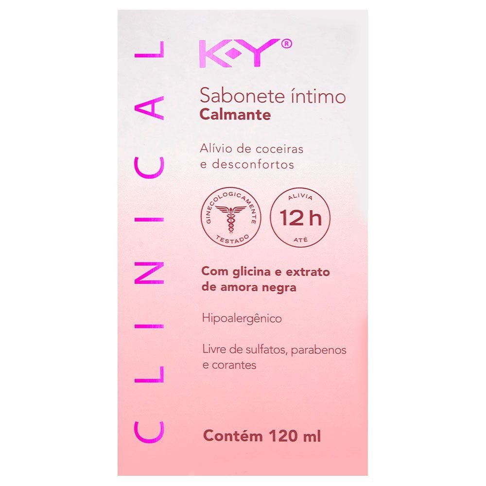 Clinical Sabonete íntimo Calmante 120ml Ky Semina