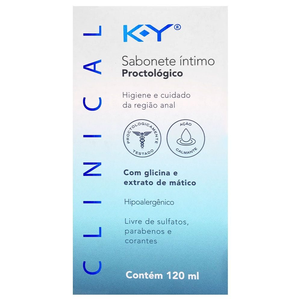 Clinical Sabonete íntimo Procto 120ml Ky Semina