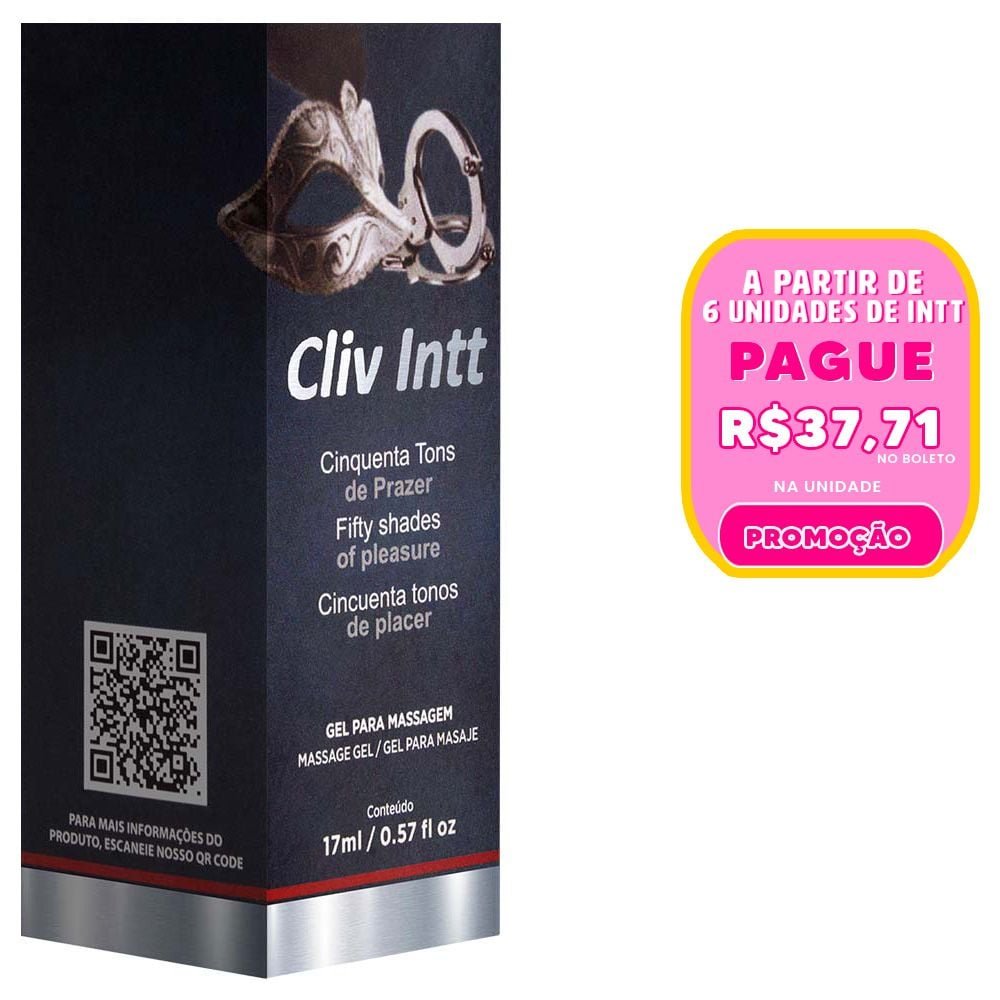 Cliv Tons Gel Facilitador Anal Vinho Tinto 17ml Intt