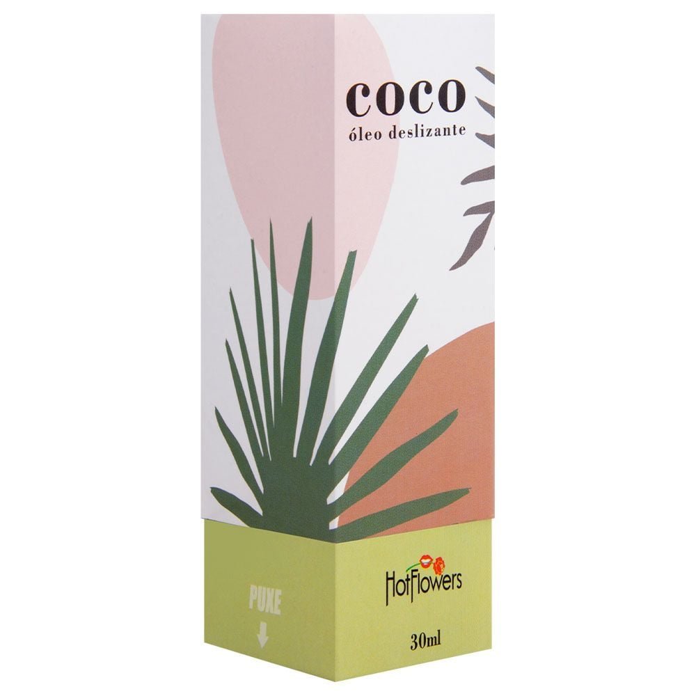 Coco óleo Deslizante Lubrificante 30ml Hot Flowers