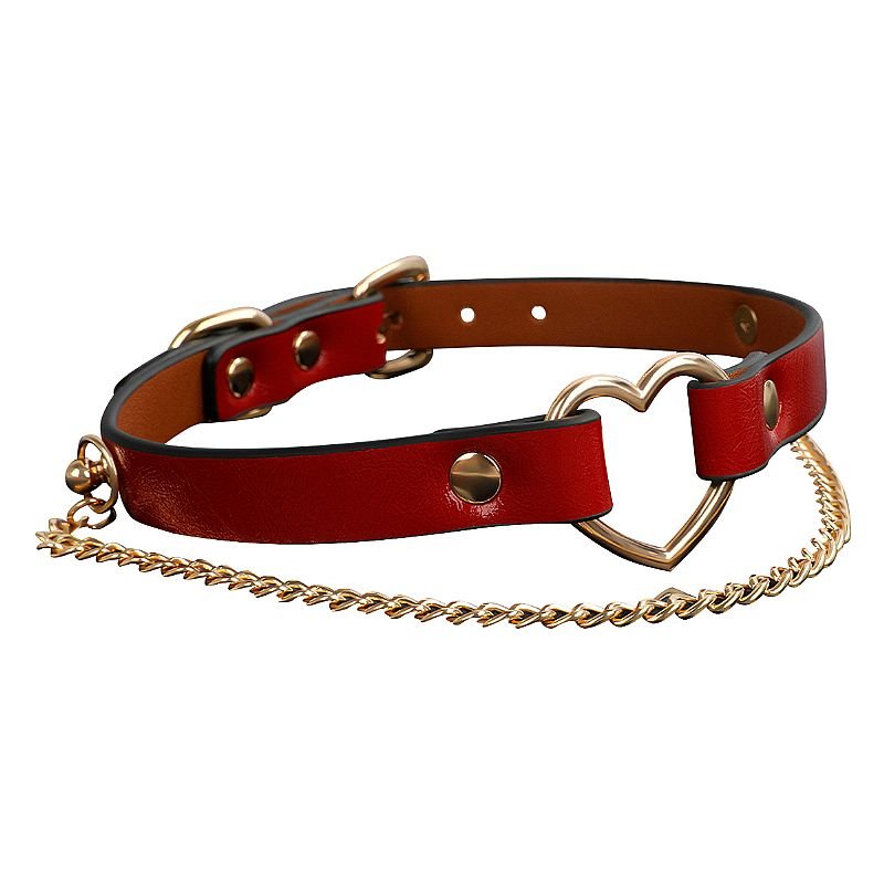 Coleira Bondage com Correntes