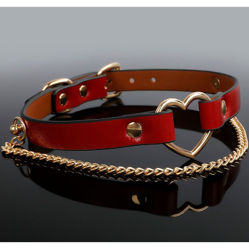 Coleira Bondage com Correntes