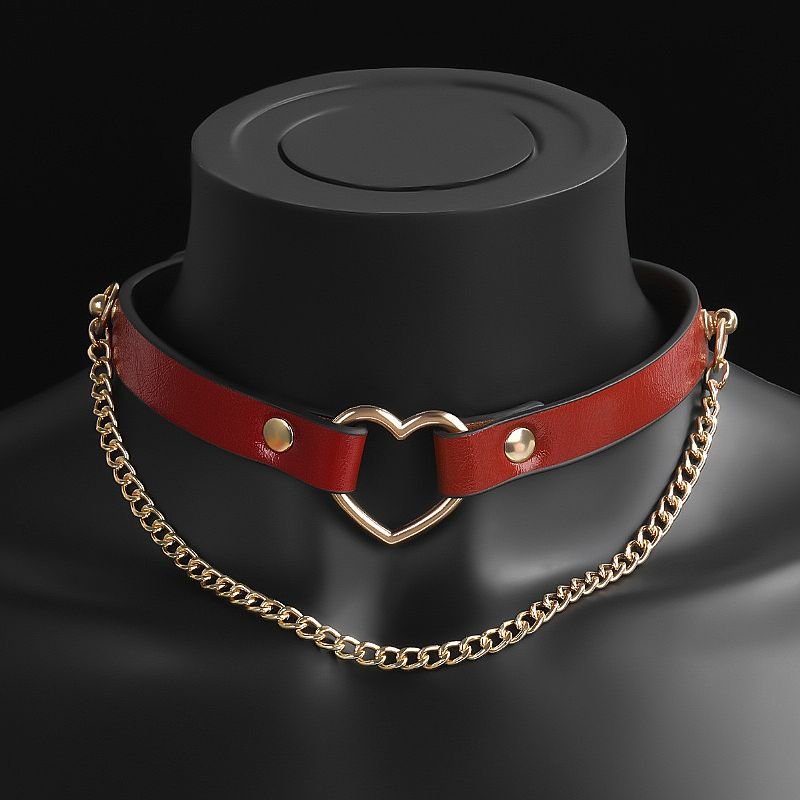 Coleira Bondage com Correntes