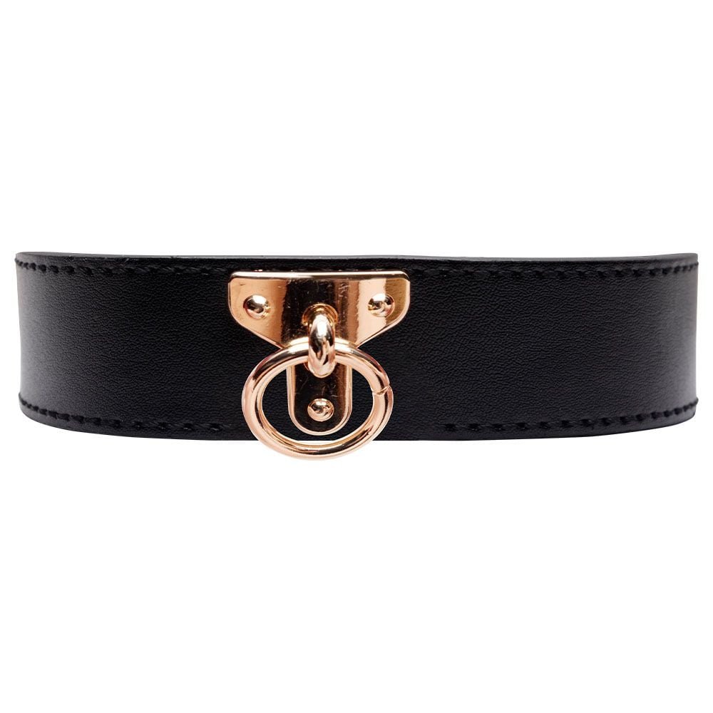 Coleira Bondage E Correte Guia Luxo Preto Si