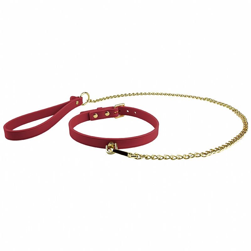 Coleira com Guia - Ardor - Blush