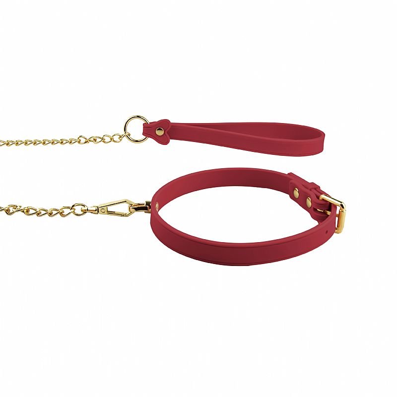 Coleira com Guia - Ardor - Blush