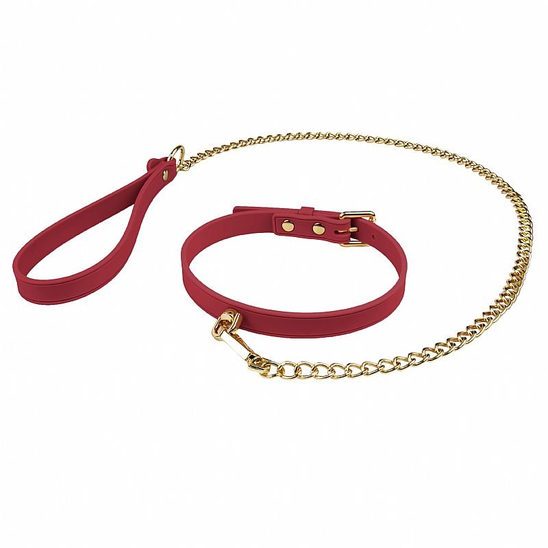 Coleira com Guia - Ardor - Blush