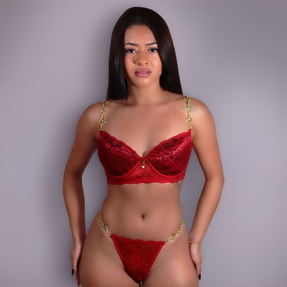 Conjunto 1/2 Taça Sensual Crisálida Tallyta