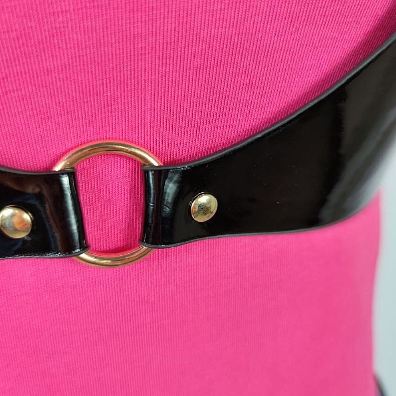 Conjunto Harness com Top e Calcinha em Couro