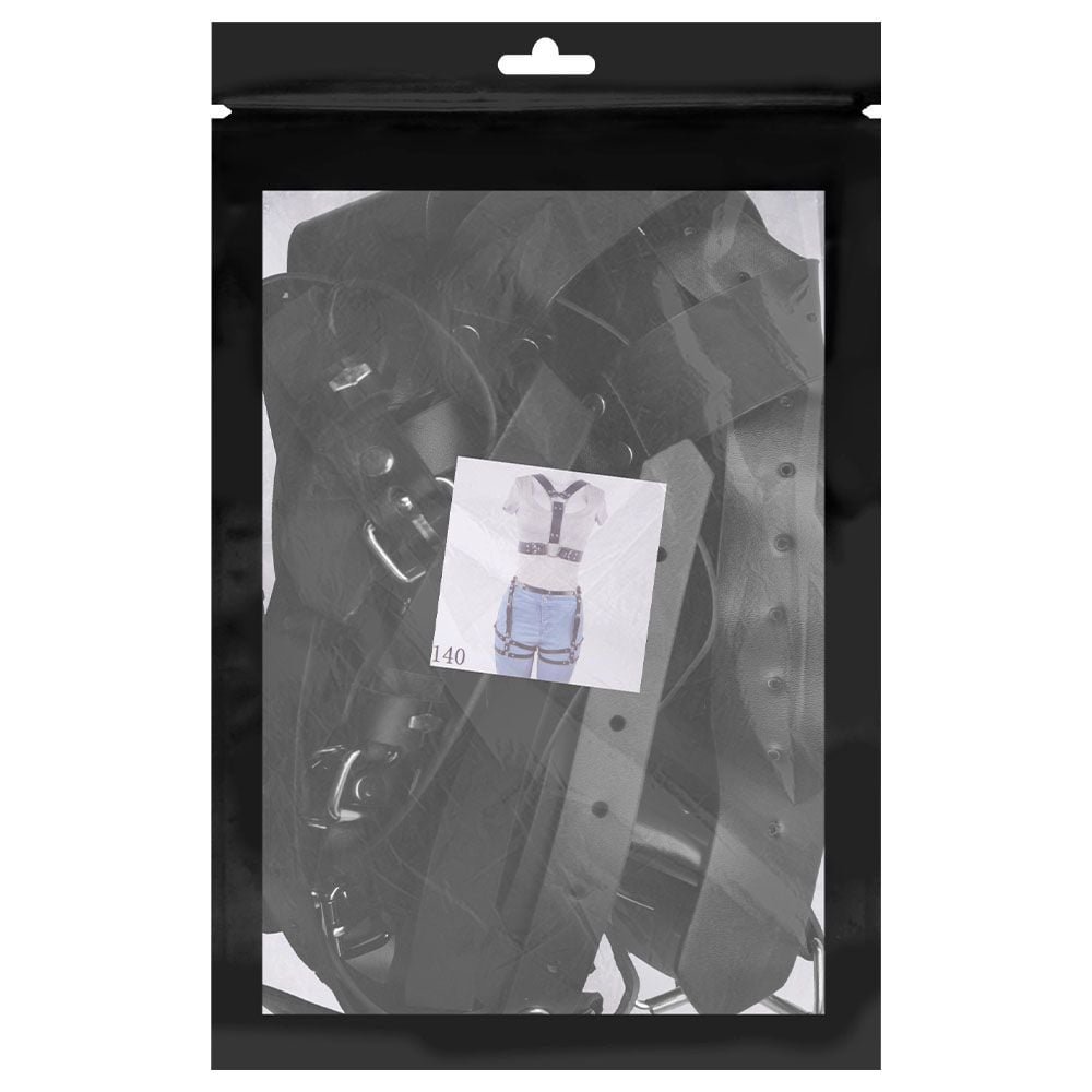 Conjunto Harness Peitoral E Cinta Liga Sexy Import
