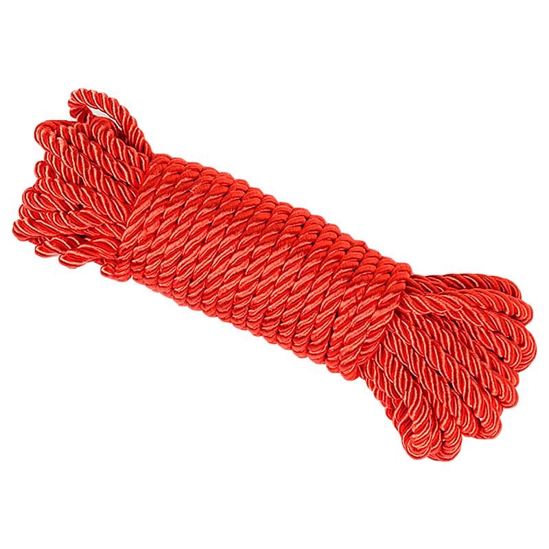 Corda Sado de Poliéster - 10 Metros - Vermelho