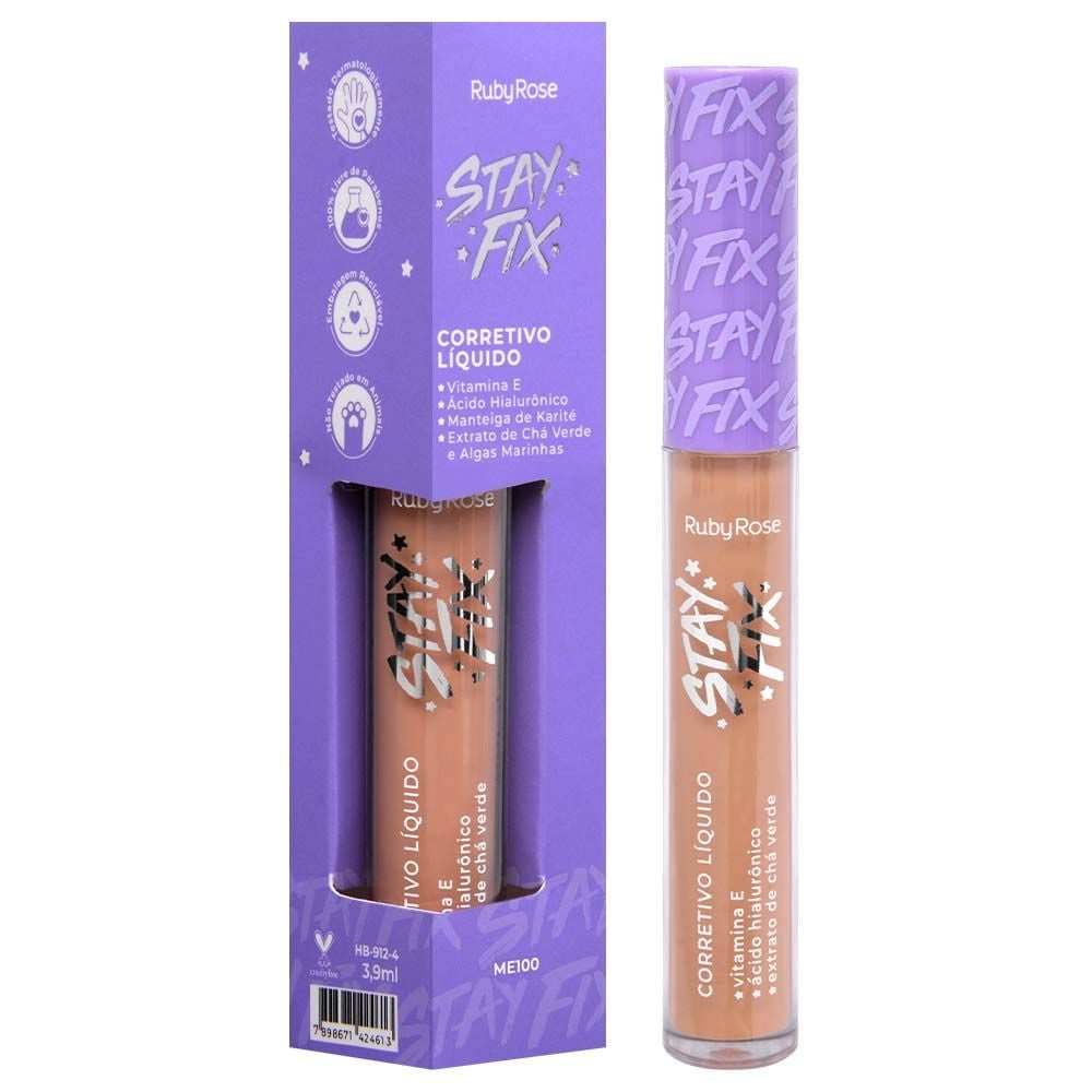 Corretivo Líquido Stay Fix 3,9ml Ruby Rose