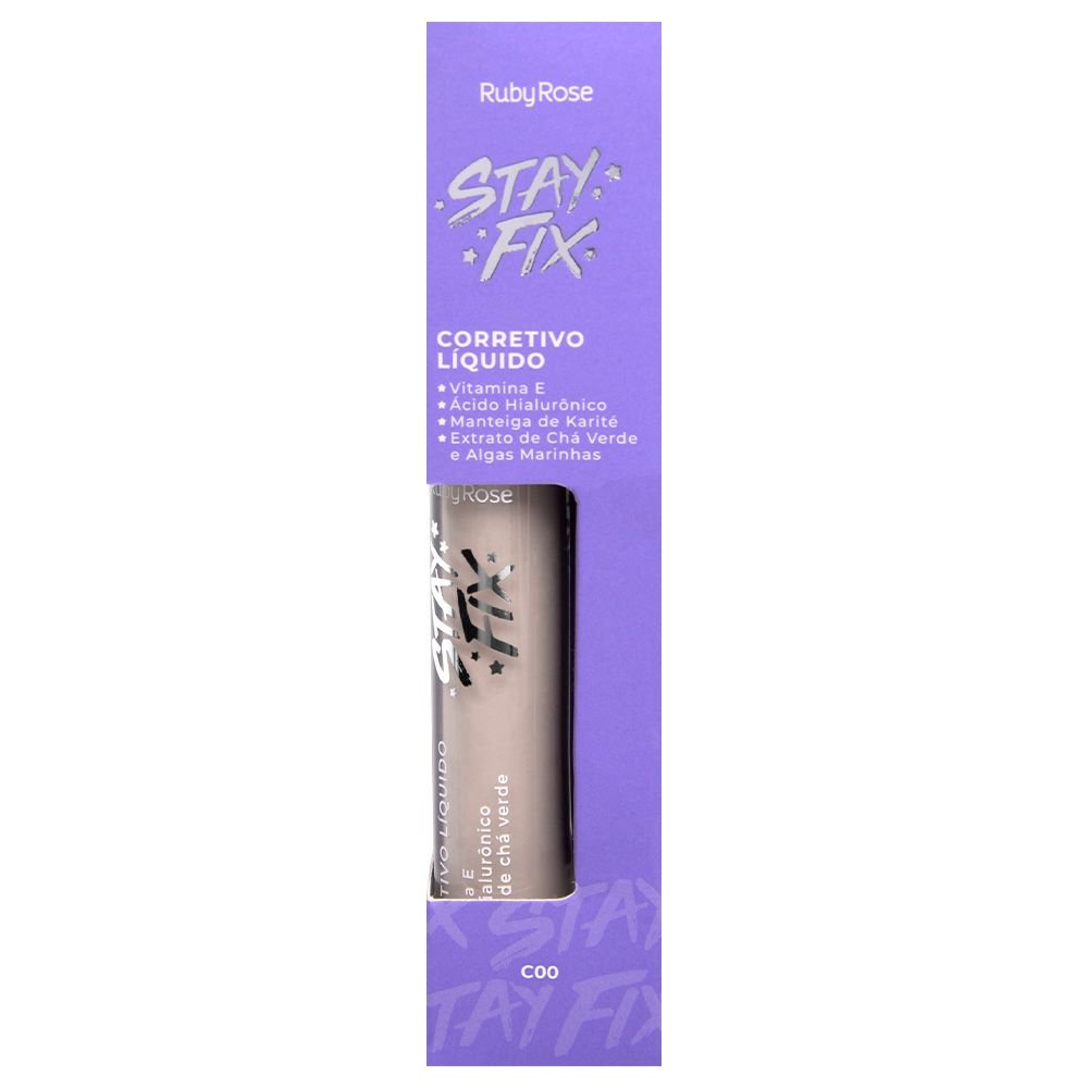Corretivo Líquido Stay Fix 3,9ml Ruby Rose