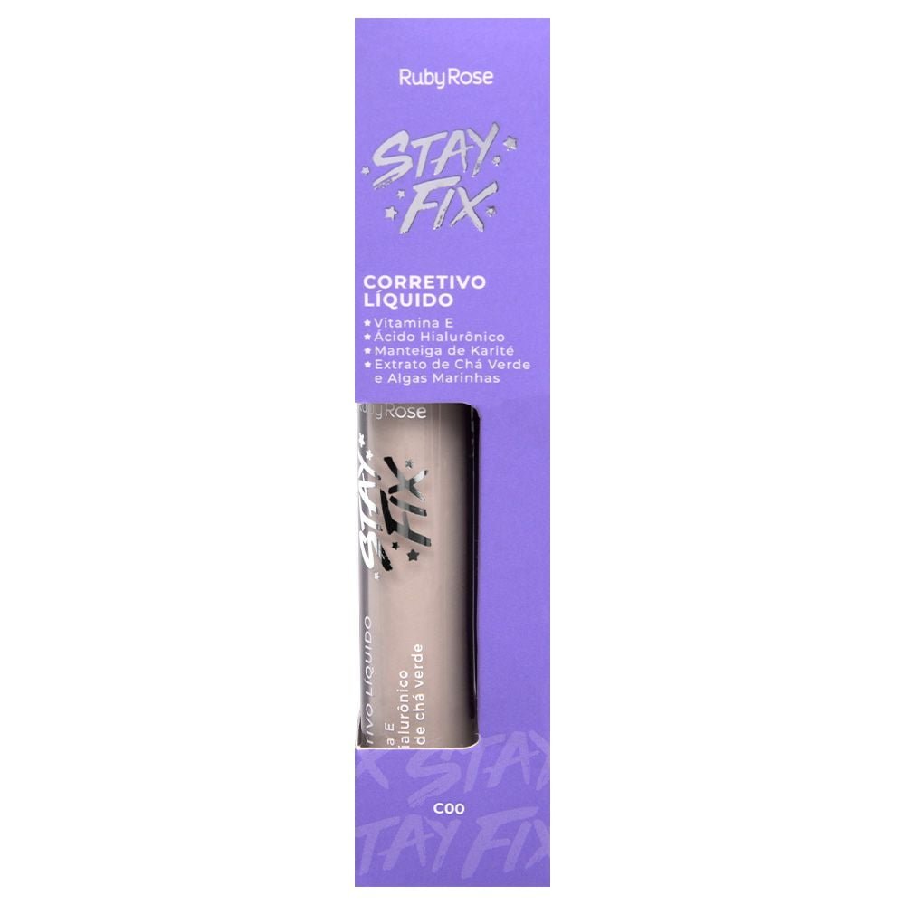 Corretivo Líquido Stay Fix 3,9ml Ruby Rose