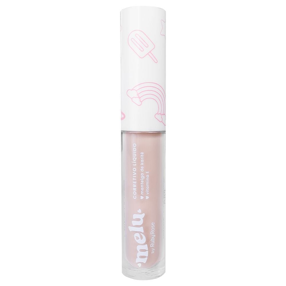Corretivo Líquido Vitamina E 3,5ml Melu Ruby Rose