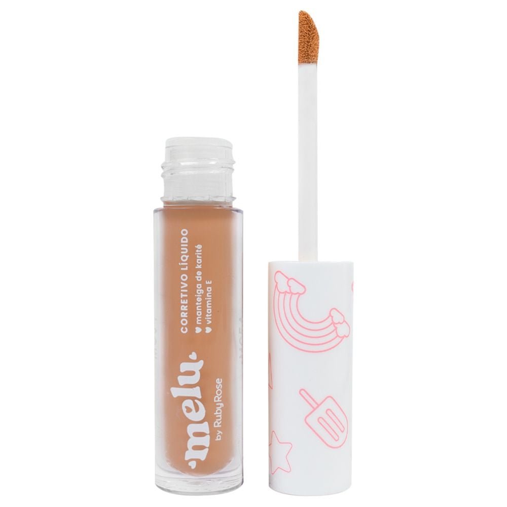 Corretivo Líquido Vitamina E 3,5ml Melu Ruby Rose