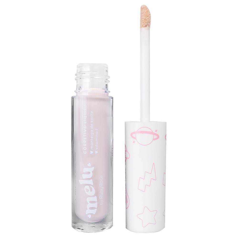Corretivo Líquido Vitamina E 3,5ml Melu Ruby Rose