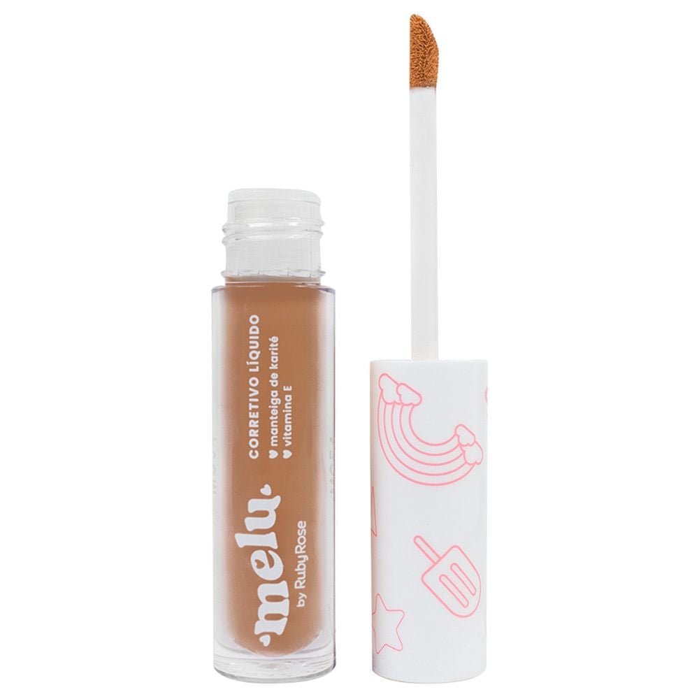 Corretivo Líquido Vitamina E 3,5ml Melu Ruby Rose