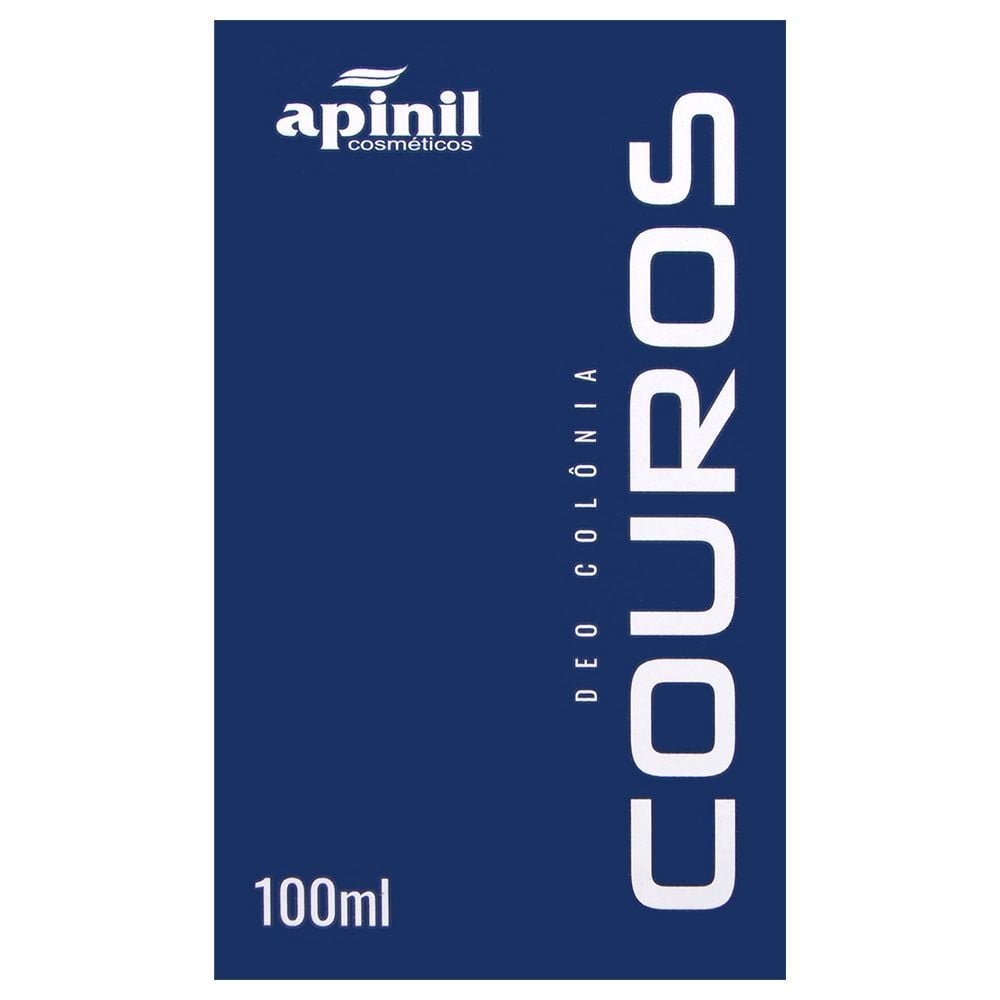 Couros Deo Colônia Masculina 100ml Apinil