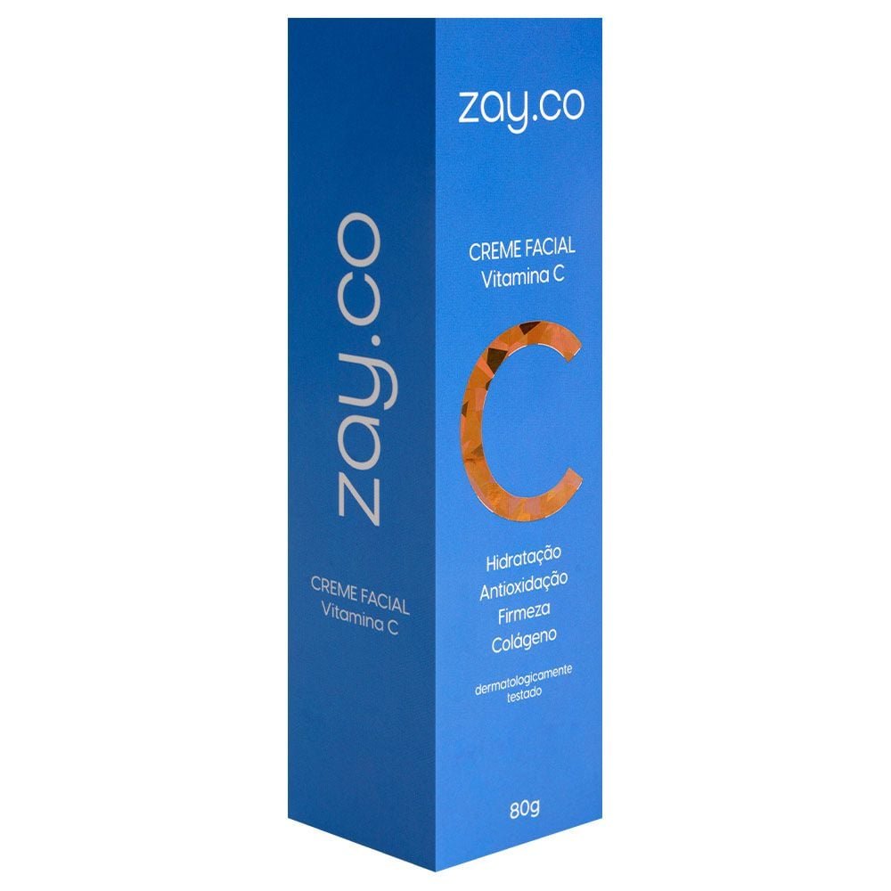 Creme Facial Vitamina C 80g Zayco