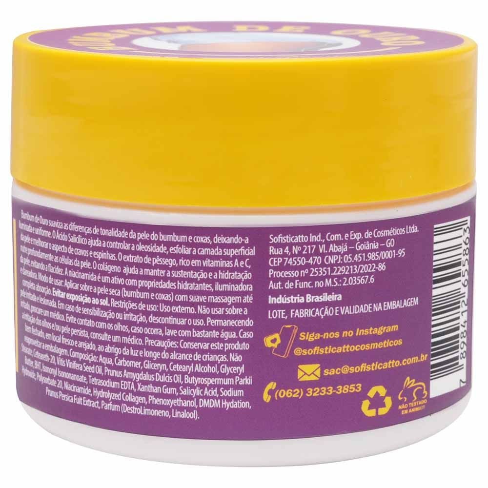 Creme Firmador Bumbum De Ouro 250g Sofisticatto