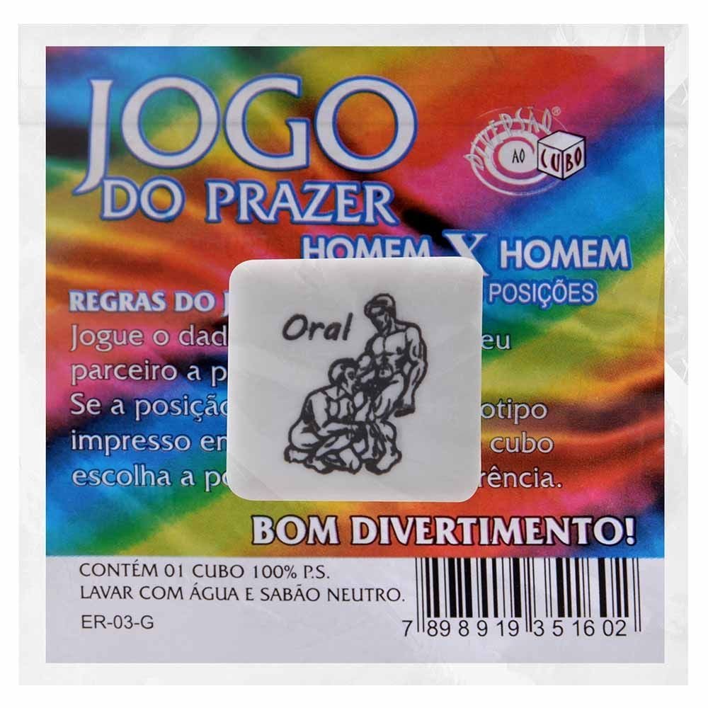 Dado Do Prazer Gay Simples Diversão Ao Cubo