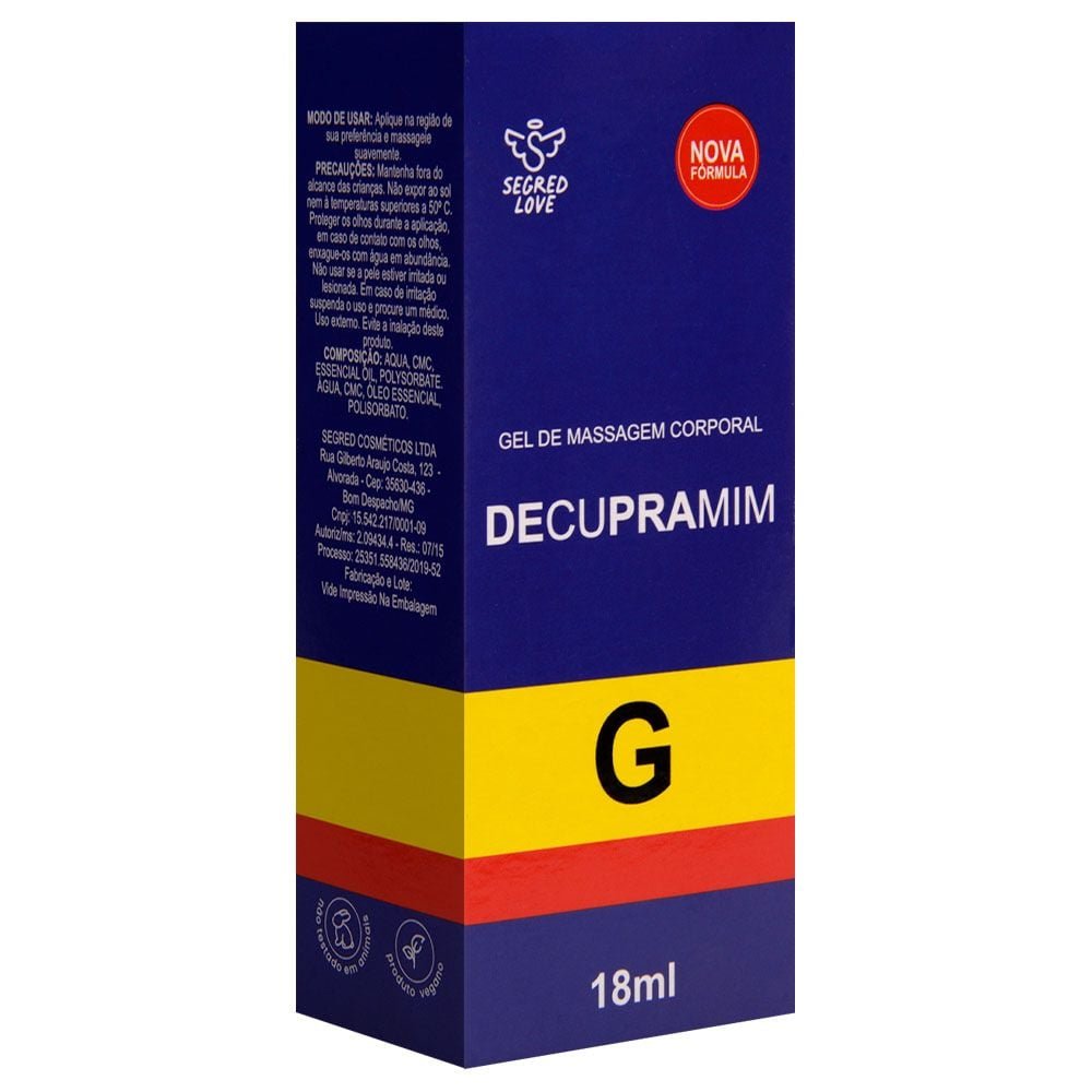 Decupramim Dessensibilizante Anal 18ml Segred Love