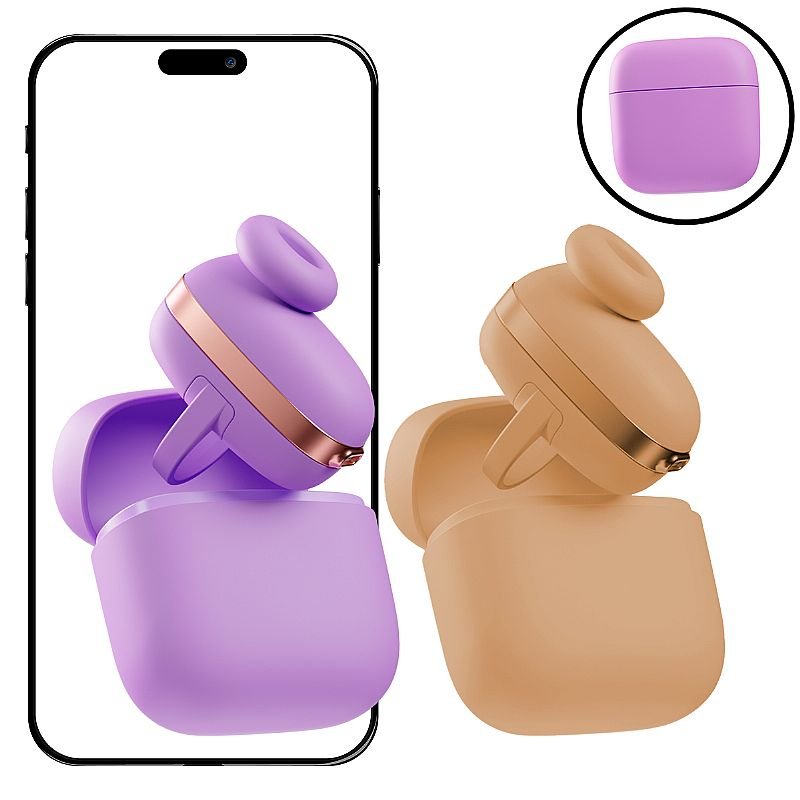 Dedeira com Case - Magic Box 5,5 x 3,3cm - App - GALAKU - Bege