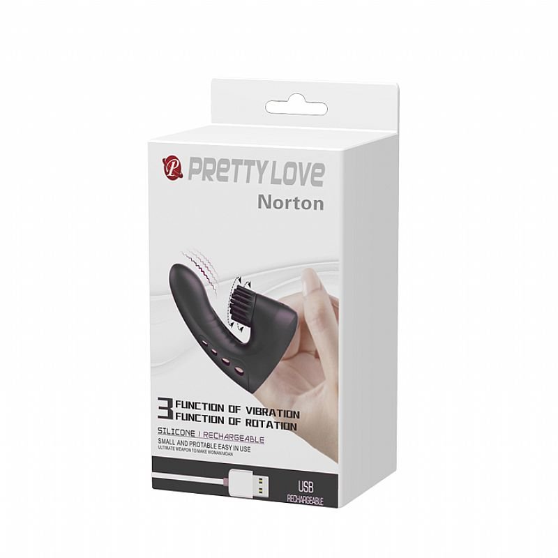 Dedeira com Estimulador de Clitóris Recarregável- Magic Drill - Pretty Love